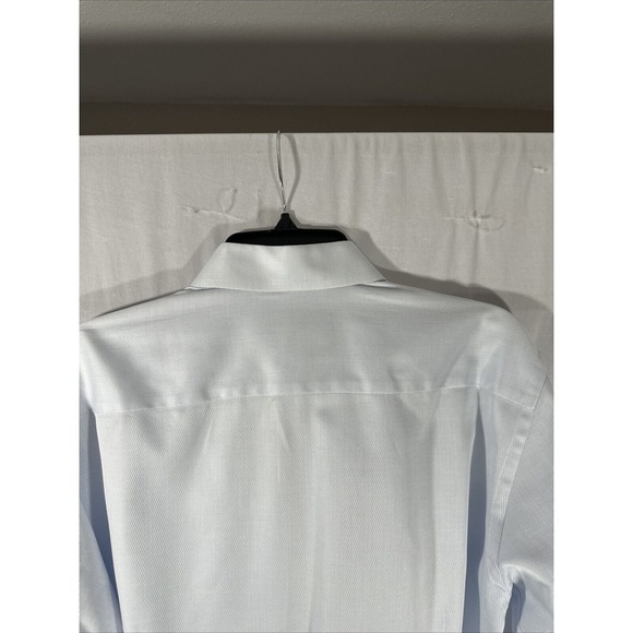 NEW Eton [ 16 41 ] Slim Fit Printed‎ Dress Shirt in Light Blue - Picture 11 of 12